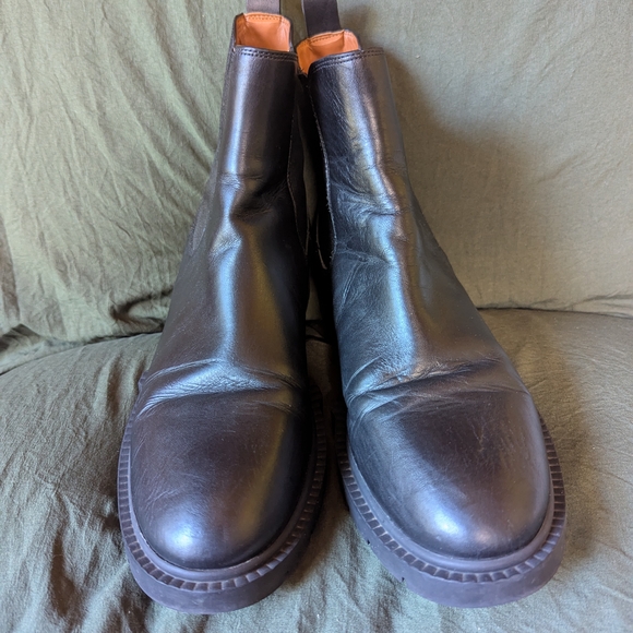 Coach Black Leather Ankle Boots - Picture 2 of 7